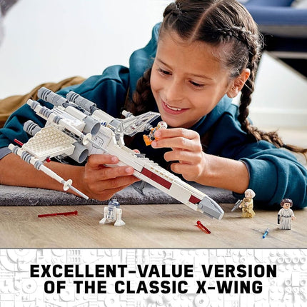 LEGO Star Wars Luke Skywalker’s X-Wing Fighter 75301 Awesome Toy Building Kit for Kids, New 2021 (474 Pieces)