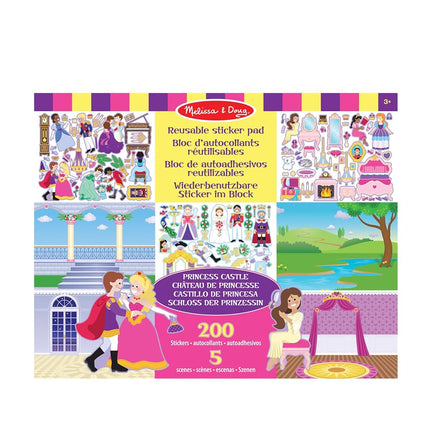 Melissa & Doug Reusable Sticker Pad Bundle Contains Fairy, Princess, Dress-Up and Play House