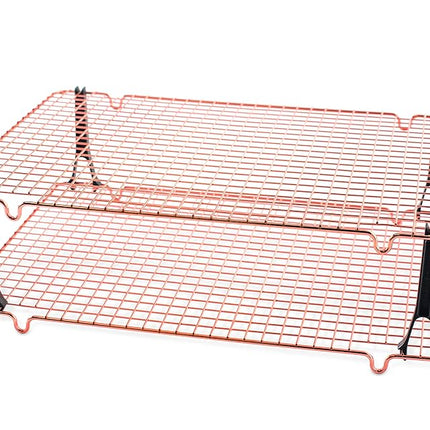 Nordic Ware 43727AMZM Stackable Cooling Racks, 2 Piece, Copper, Aluminum
