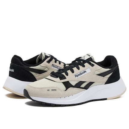 Reebok Men's Classic Leather 2400 Sneakers, Vintage Chalk/Sand/Black, 2.5 UK