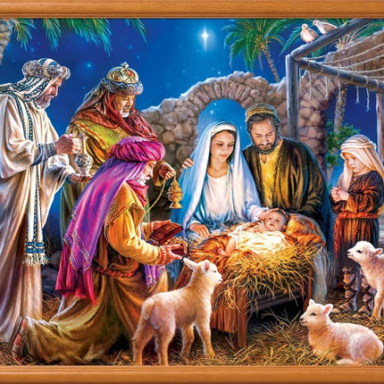 MasterPieces Holiday A Child is Born - Christ in Manger 1000 Piece Jigsaw Puzzle by Dona Gelsinger