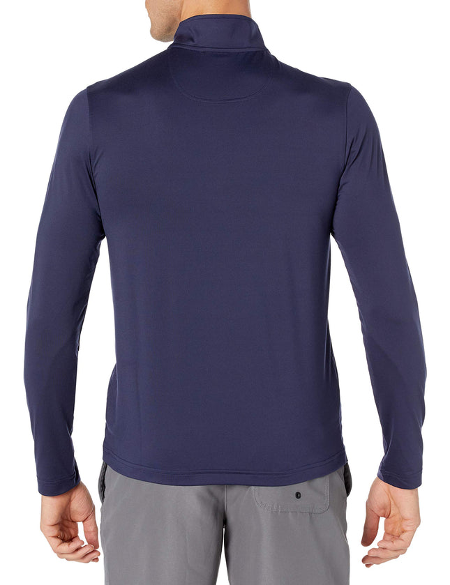 Speedo Unisex-Adult Uv Long Sleeve Shirt Quarter Zip Team Warm Up