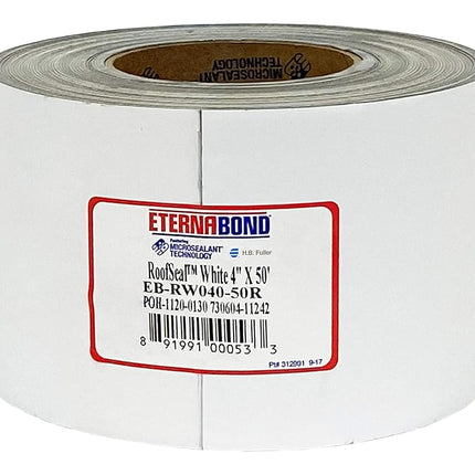 EternaBond RoofSeal White 4" x50' MicroSealant UV 