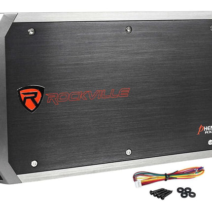 Rockville RXA-F2 2400 Watt Peak / 1200w RMS 4 Channel Amplifier Car Stereo Amp