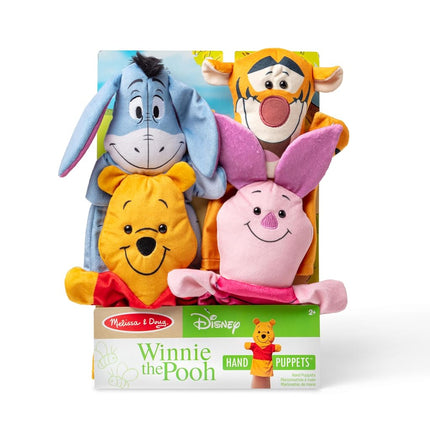 Melissa & Doug Winnie The Pooh Soft & Cuddly Hand Puppets Plush