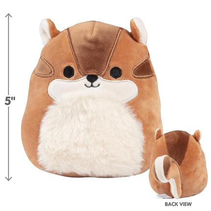 Squishmallows Original 5-Inch Melzie The Chipmunk - Official Jazwares Plush - Collectible Soft & Squishy Mini Stuffed Animal Toy - Add to Your Squad - Gift for Kids, Girls & Boys