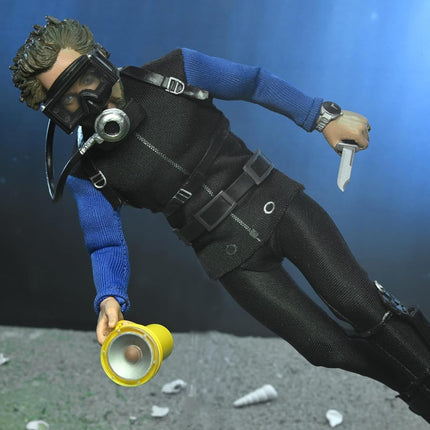 NECA - Jaws Shark Cage Hooper 8 Clothed Action Figure