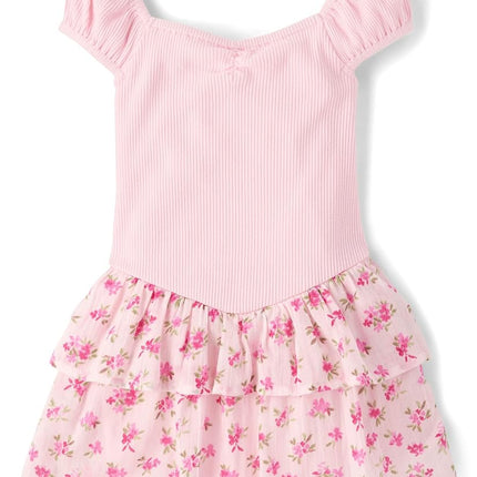 The Children's Place Baby Girls' and Toddler Sleveless Fashion Dress, Popsicles, 6-9 Months