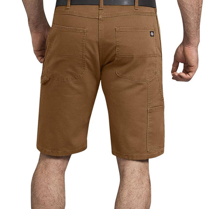 Dickies Men's Tough Max Duck Carpenter Short, Stonewashed Slate, X-Large