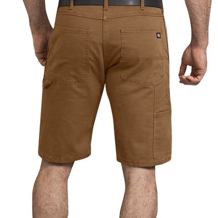 Dickies Men's Tough Max Duck Carpenter Short, Stonewashed Slate, X-Large