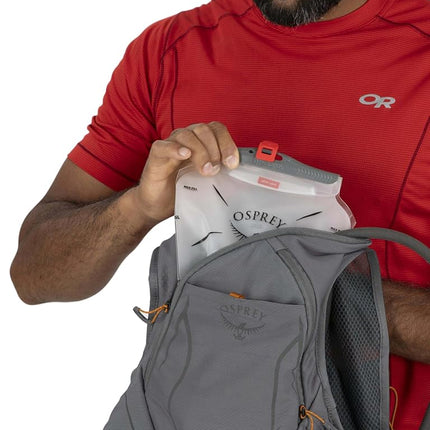 Chaleco de hidratación para correr Osprey Duro 6L para hombre con depósito Hydraulics, Seaweed Green/Limon, Small