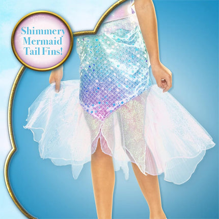 Disney The Little Mermaid Ariel’s 2 Piece Dress - Mermaid Under The Sea Fashion Outfit