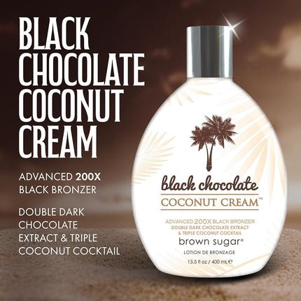(148ml) - Brown Sugar BLACK CHOCOLATE COCONUT CREAM 200X Bronzer - 399ml