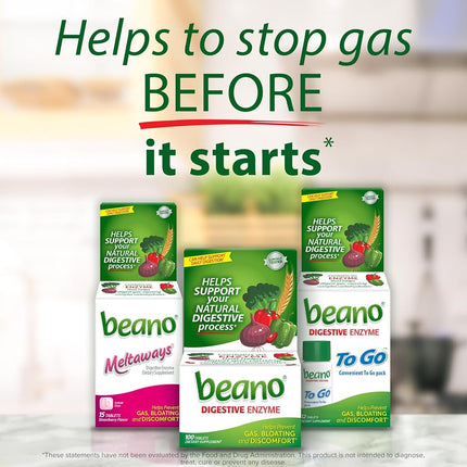 beano Ultra 800 Gas Prevention | Bloating Relief | 100 Tablets | Packaging May Vary