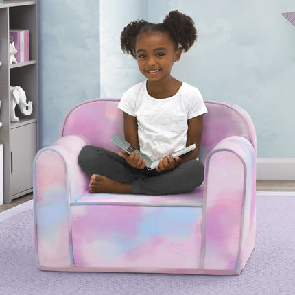 Delta Children Cozee Kids Chair from 18 Months, Tie Dye