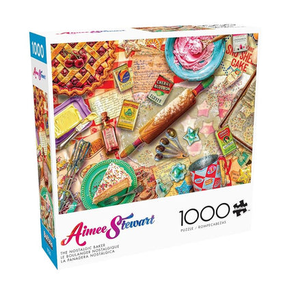 Buffalo Games - Aimee Stewart - The Nostalgic Baker (2024) - 1000 Piece Jigsaw Puzzle for Adults Challenging Puzzle Perfect for Game Nights - Finished Puzzle Size is 26.75 x 19.75