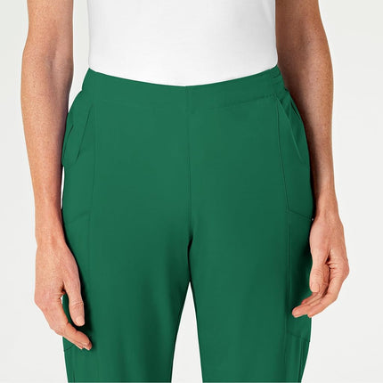 WonderWink Tall Size Women's Flat Front Cargo Pant, Hunter, X-Large Petite
