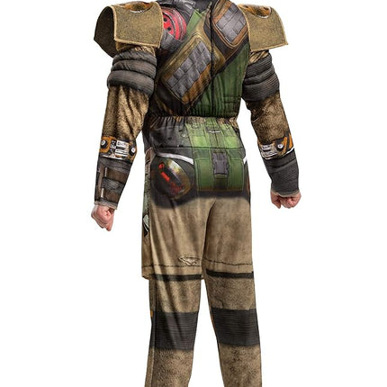 Disguise Official Premium Bloodhound Apex Legends Costume, Fancy Dress Halloween Costumes For Kids X-Large