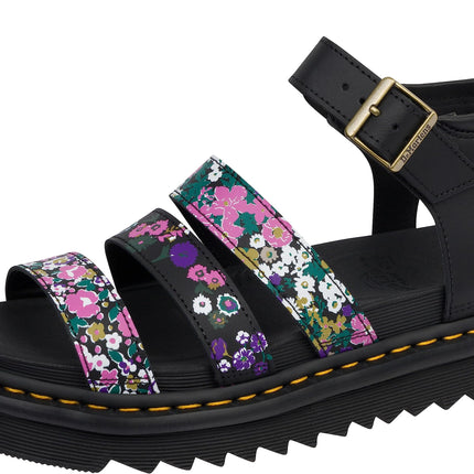 Dr. Martens Women's Blaire Sandal, Black Hydro Pri