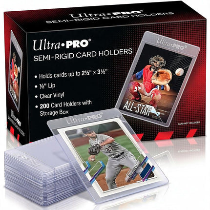 Ultra Pro Semi-Rigid 1/2" Lip Sleeves 200ct