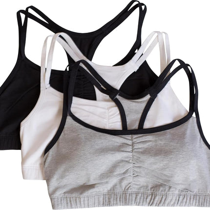 Fruit of the Loom Women's Sports Bra (Pack of 3), 