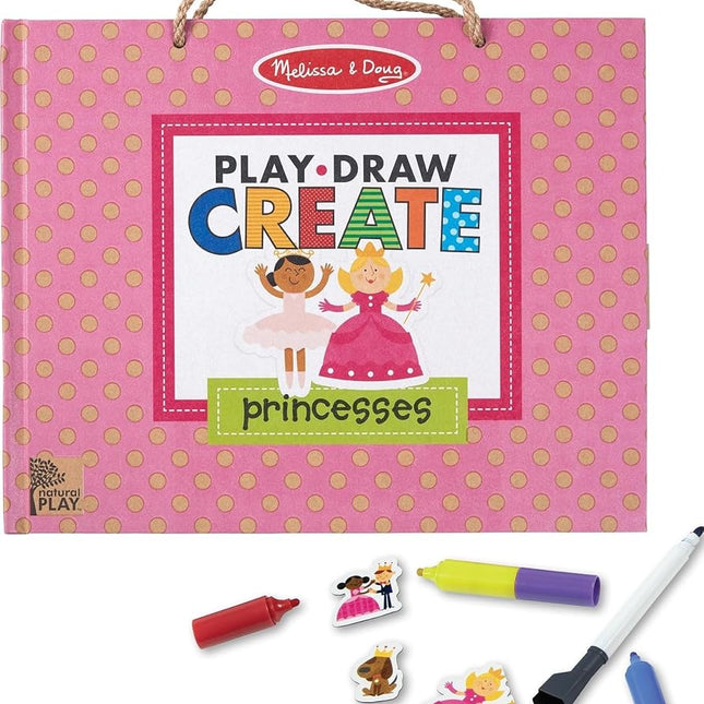 Play, Draw, Create - Princess [Toy] [Sep 27, 2019] Melissa & Doug