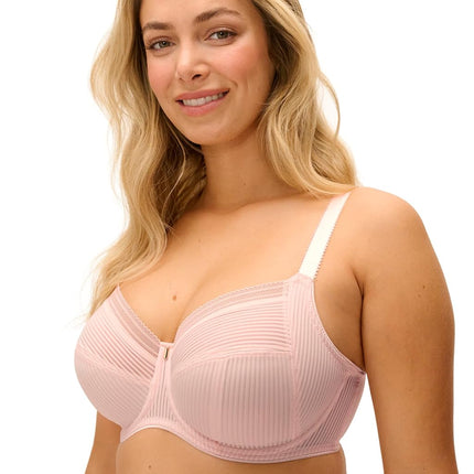 Fantasie Women's Fusion Underwire Full Cup Side Support Bra Coverage, Blush, 40E