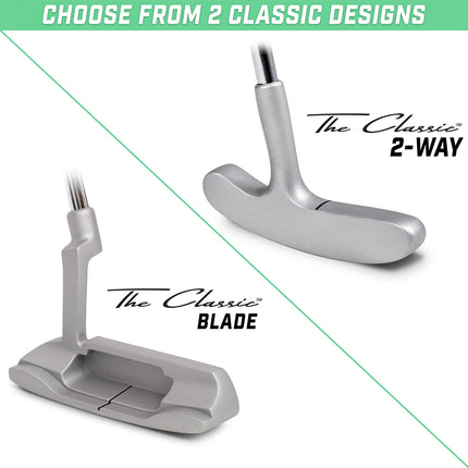 GoSports Classic Golf Putter - Tour Blade Design with Premium Grip and Milled Face - Right Handed 35 Inch
