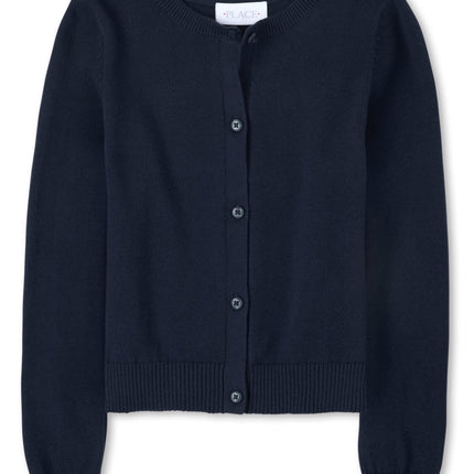 The Children's Place Girls' Solid Cardigan, Tidal 