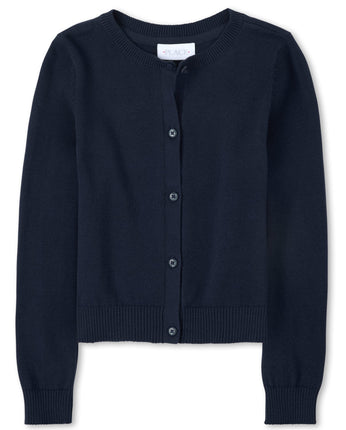 The Children's Place Girls' Solid Cardigan, Tidal 