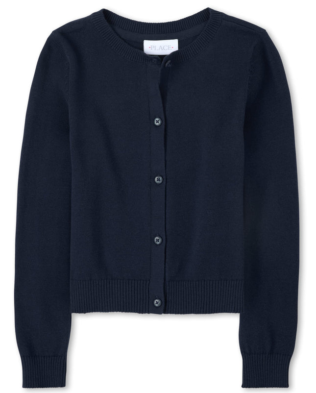 The Children's Place Girls' Solid Cardigan, Tidal 