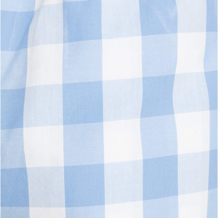 Nautica Men's Soft Woven 100% Cotton Elastic Waistband Sleep Pajama Short, Riviera Blue, Large