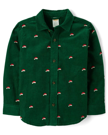 Gymboree Boys' and Toddler Long Sleeve Button Up S