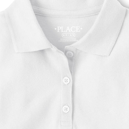 Lot de 3 Polos Piqué Manches Courtes Fille The Children's Place, Jaune/Aurore/Blanc, XXL