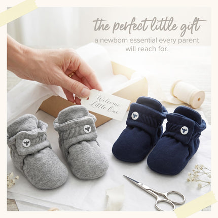 Burt's Bees Baby - Chaussette unisexe pour les 0-9 mois, matelassage rose pastel, 6-9 mois bébé