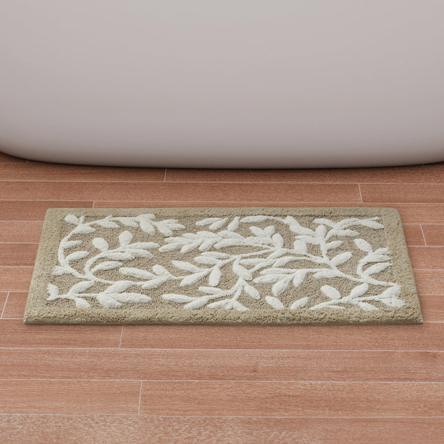 Madison Park Serene 100% Cotton Tufted Bathroom Ru