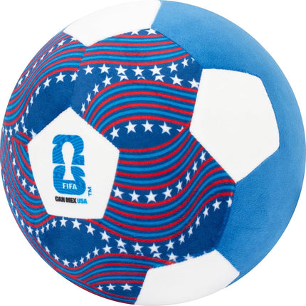 Jazwares FIFA World Cup 2026 USA 9" Plush Soccer Ball - Soft Collectible World Cup Plush Toy - National Team Stars and Stripes Design - Ages 3+