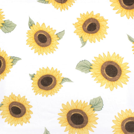 Hudson Baby Unisex Baby Changing Pad Cover, Sunflower, One Size
