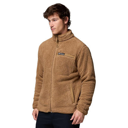 Columbia Men's Rugged Ridge High Pile Full Zip, Full Zip Fleece Jacket, Delta, Large