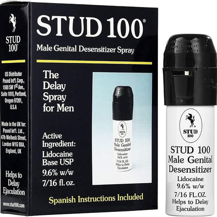 Stud 100 Male Genital Desensitizer Spray, 7/16- Fl