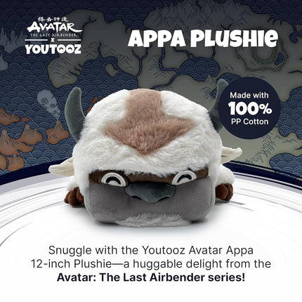Appa Flop 1 ft Plushie, Appa The Flying Bison from Avatar: The Last Airbender, Very Soft 100% PP-Cotton by Youtooz Plushies Collection