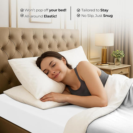 Utopia Bedding Queen Fitted Sheet - Bottom Sheet - Deep Pocket - Soft Microfiber -Shrinkage and Fade Resistant-Easy Care -1 Fitted Sheet Only (White)
