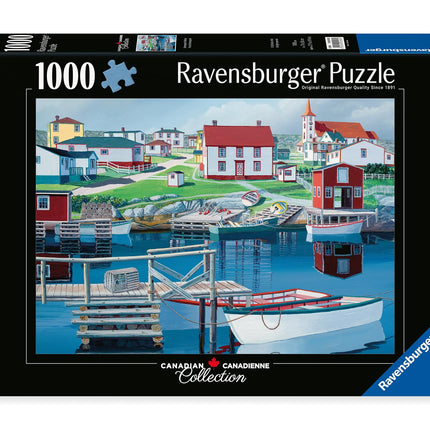 Ravensburger Greenspond Harbor 1000 Piece Jigsaw Puzzle for Adults - 12000558 - Handcrafted Tooling, Made in Germany, Every Piece Fits Together Perfectly