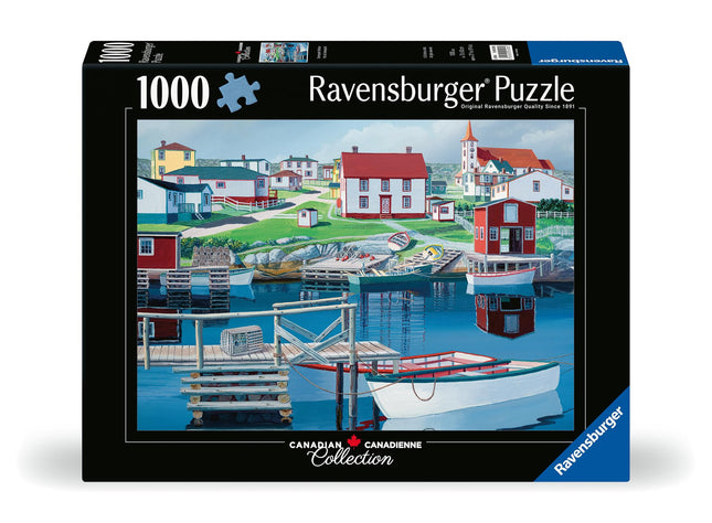 Ravensburger Greenspond Harbor 1000 Piece Jigsaw Puzzle for Adults - 12000558 - Handcrafted Tooling, Made in Germany, Every Piece Fits Together Perfectly