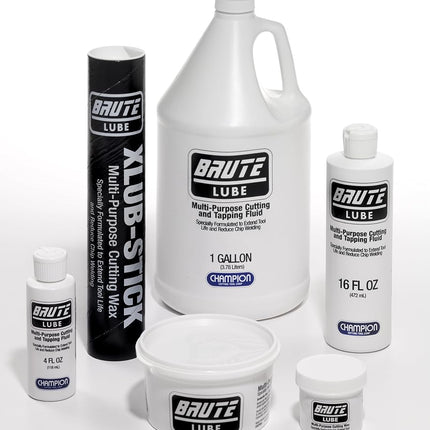 Champion Cutting Tool BruteLube 2 oz Tub Cutting Wax Lubricant: XLUB-Wax-2