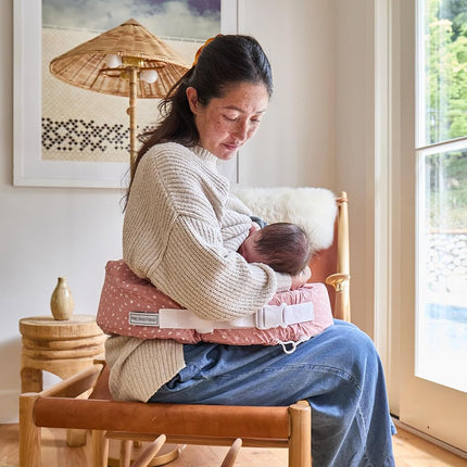 My Brest Friend Original Nursing Pillow - Dusty Rose Geo