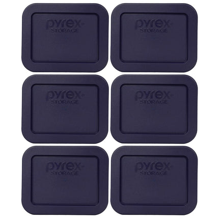Pyrex 7213-PC 1.9 Cup Dark Blue Rectangle Plastic 