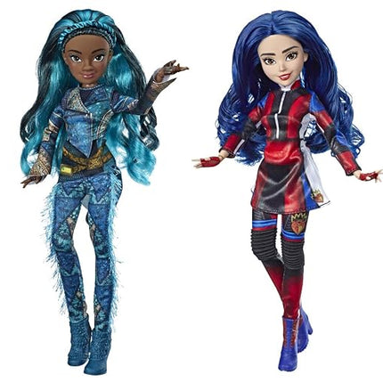 Disney Descendants Mal Doll, Inspired 3, Fashion Doll for Girls,Blue