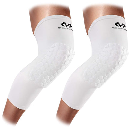 McDavid – 6446R – Knee compression sleeve – Hexpad – Unisex Adult – Knee pads sleeve – Prevents impact injuries – Very elastic – Indoor Sports – Basketball knee sleeve – (6446R)