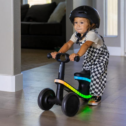 Razor Lightwave Baby & Toddler Balance Bike – 3 Wheel Seated Scooter for Ages 12–30 Months, Balance Bike 1 Year Old, Baby’s First Bike with Multicolor LED Lights, Tool-Free Assembly
